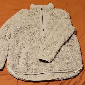 Time and Tru Cream Teddy Jacket